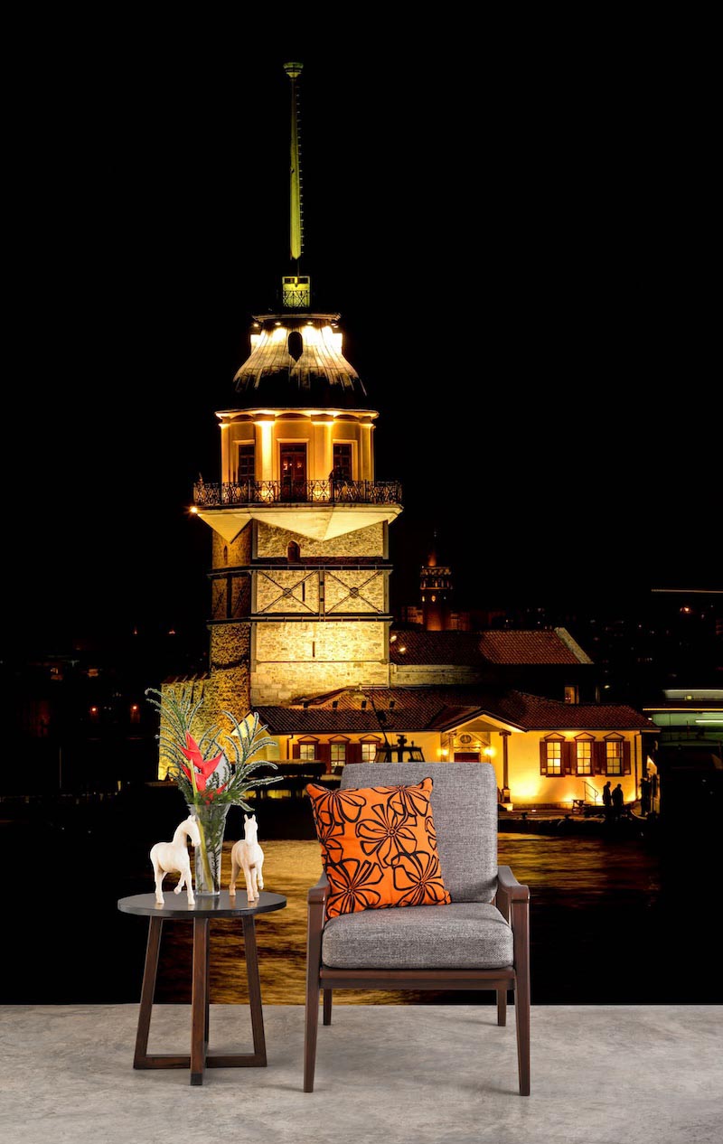 Tarde en la torre de la doncella - Mural de fotografias aplicado