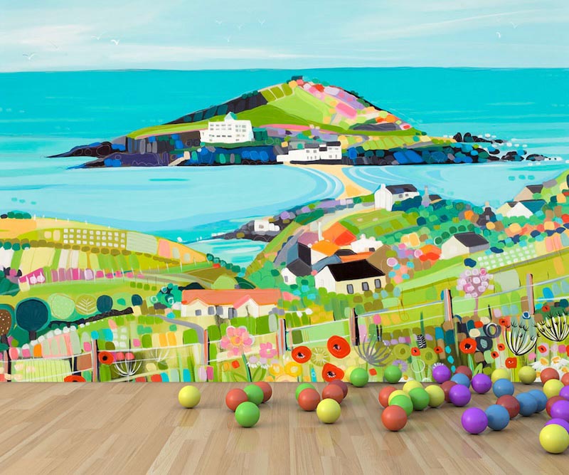 Isla de colores - Fotomurales 3D aplicado