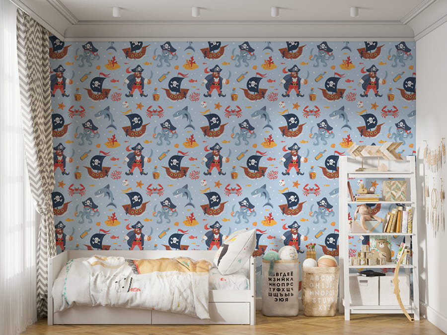 Papel Pintado Aventura Pirata - 2