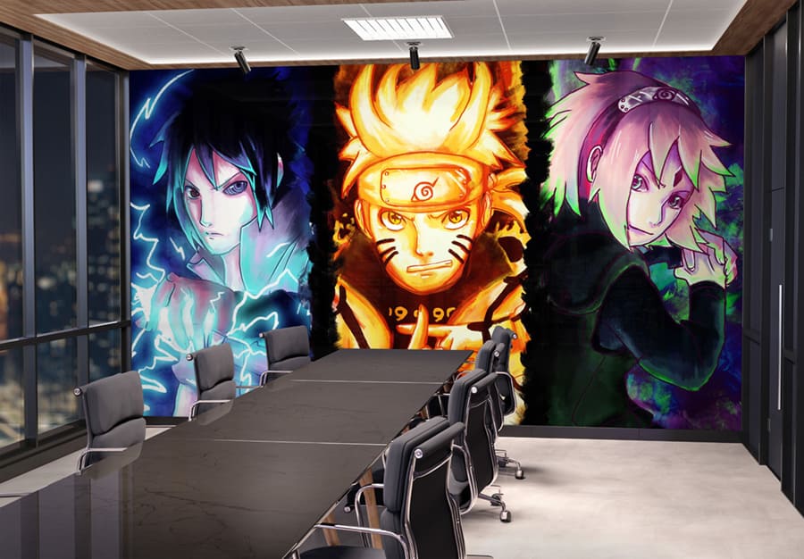 Papel Pintado Naruto Equipo 7 - 2
